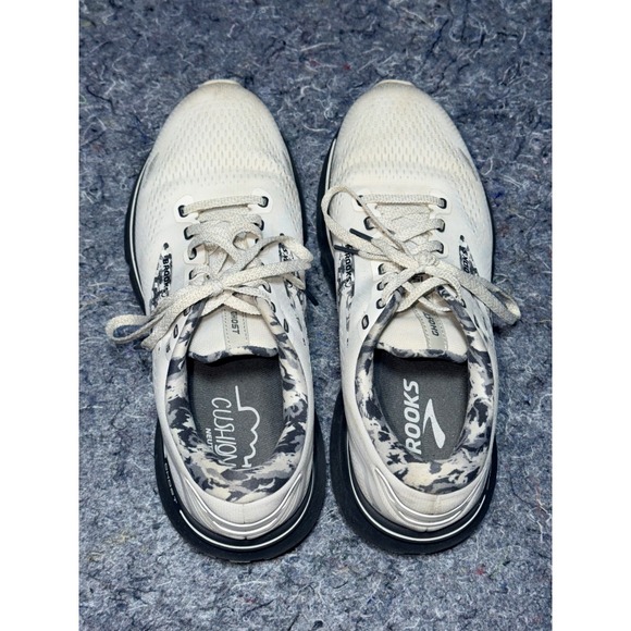 Brooks Ghost 15 Womens Running Shoes Cream Black Camo 1203801B149 Size 8.5 B - Picture 4 of 6